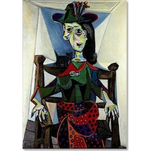 Cakasepetim Dora Maar Au Chat, 1941 By Pablo Picasso Ahşap Mdf Tablo