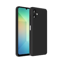 Zore Galaxy Uyumlu A06 Kılıf Kamera Korumalı Kartlık Hazneli Ogaa Vitra Kapak - Siyah