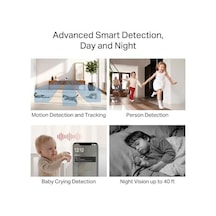 Mc200 1080p Güvenlik Wi-fi Kamerası 360 Görüş Gece Görüşü Akıllı Hareket & Kişi Algılama Çift Yönlü Ses Microsd & Bulut Depolama Smartthings, Alexa, Google Assistant Uyumlu