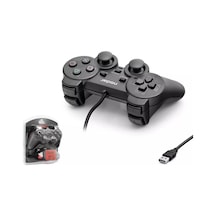 Nodar Nd401 Pc Uyumlu Usb Kablolu Titreşimli Oyun Kolu Gamepad - Siyah - 1 Adet