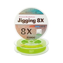 Kendo 300M Jigging 8X 8 Kat Örgü Ip Misina Dynema Yeşil