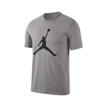 Jordan Erkek T-shirt M J Jumpman Ss Crew Cj0921-091 Gri-gri