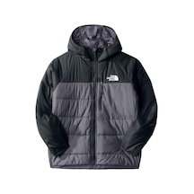 The North Face Reversıble Perrıto Çocuk Ceket Siyah/Gri Siyah