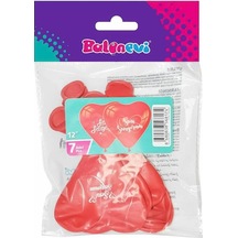 TLV8174 Seni Seviyorum Kalpli Balon 7li -Balonevi