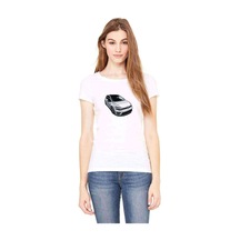 Vw Golf R Baskılı Beyaz Kadın Tshirt