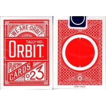Orbit Tally-ho Circle Back Kırmızı Red Premium Oyun Kağıdı İskambil Kartları Destesi