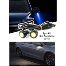 Oto Motto Ayna Altı Led Ayna Altı Cob Aydınlatma Led Eagle Eye 2 Adet Beyaz Sağ Sol Takım