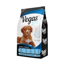 Las Vegas Kuzu Etli ve Somonlu Yavru Köpek Maması 15 KG