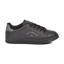 Walkway Siyah Füme Cilt Bağcıklı Hafif Unisex Sneaker Bst-1002 G Siyah - Füme