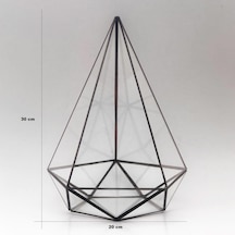 Dekoratif Cam Fanus - Geometrik Cam Fanus - Teraryum Cam Fanus (479504801)