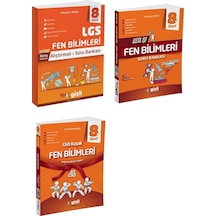 Gizli Yayınları 2025 8. Sınıf Lgs Fen Bilimleri Alıştırmalı + Usta İşi + Gizli Kuşak Serisi Seti 3 Kitap