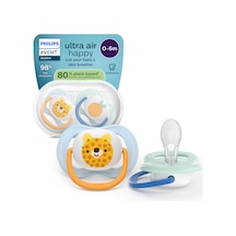 Ultra Air Emzik, Ortodontik, 0-6 Ay, Erkek, Scf080/23 Turuncu Kaplan