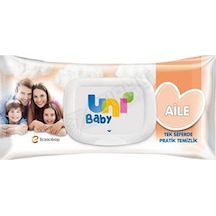 3 Adet Uni Baby Islak Havlu Aile 90lı