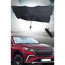 Tüm Araçlara Uyumlu Araba Güneş Gölge Koruyucu Şemsiye Oto Ön Cam Güneşlik
