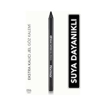 Suya Dayanıklı Jel Göz Kalemi Siyah -extreme Tattoo Gel Pencil-006 Onyx-8682536028882 00