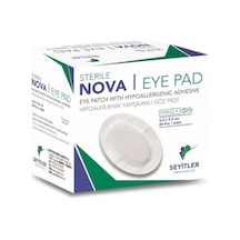 Nova Pad Steril Hipoalerjenık Yapışkanlı Oval Göz Pedi 6.5 x 9.5 CM