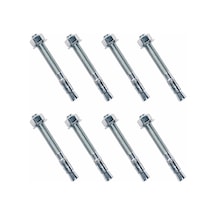 Klipsli Dübel M12 X 90 Mm 8 Adet Set Çelik Gövdeli Beton Tuğla Taş Uyumlu Güçlü Sabitleme Dübel Seti