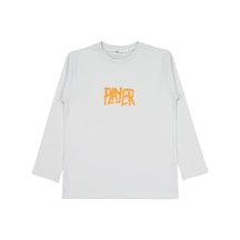 Civil Boys Player Baskılı 6-9 Yaş Sweatshirt - Gri Açık Gri