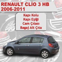 Renault Clio 3 Hb Avantajlı Krom Set 4 Ürün 2006-2011 P. Çelik N11.2287