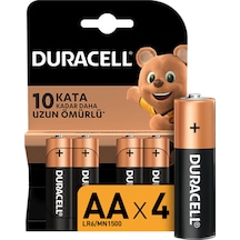 Duracell LR6/MN1500 Blister AA Kalem Pil 4'lü
