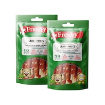 Freshy Lamb Twists Kuzulu Burgu Çubuk 20'li 2 x 200 G