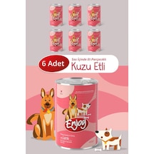 Enjoy Kuzu Etli Köpek Konservesi Sos İçinde Et Parçacıklı 400 Gr X6