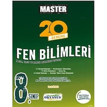 Okyanus Yayınları 8.Sınıf Master Fen Bilimleri Deneme