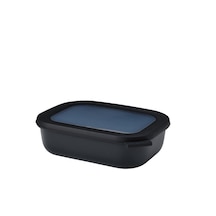 Mepal multi bowl cirqula rectangular saklama kabı 1000 ml-nordic black