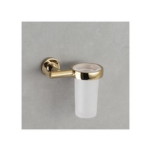 Hoop Diş Fırçalığı Cam/gold Renk 130x102x131 Mm Diğer