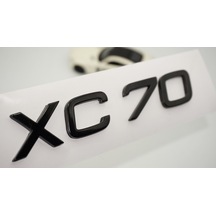 Dk Tuning Xc70 Siyah Abs Bagaj Yazı Logo Volvo İle Uyumlu