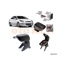 Hyundai Accent Blue Uyumlu Kol Dayama Ve Kolçak Sürgülü Bardaklık