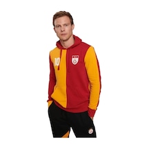 Galatasaray Forma Lisanslı Metin Oktay Sweatshirt Sarı - Kırmızı