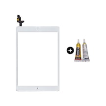 Apple Uyumlu iPad Mini A1432-a1454-a1455 Home Tuşlu Dokunmatik Beyaz + B7000