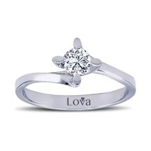 Lova F Renk 0,31 Karat Pırlanta Tektaş Yüzük - Idl - 1070036 Lova F Renk 0,31 Karat Pırlanta Tektaş Yüzük - Idl - 1070036