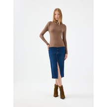 LOFT Slim Fit Kadın Etek Lf2041125 Q1.v1 Denim