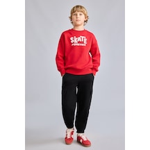 Defacto Kargo Fit Kalın Kumaş Lastikli Paça Pantolon Erkek Çocuk I0116a826wnbk81 Siyah-bk81