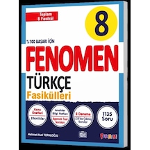 Fenomen Yayıncılık 8. Sınıf Türkçe Fasikül Seti 1-2-3-4-5-6-7-8. Sayılar