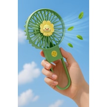 Taşınabilir Mini Usb Fan Led Işıklı Masa Üstü 3 Kademeli Dahili Işık Şarj Edilebilir Mini Vantilatör Soğutuc