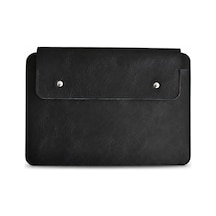 Hakiki Deri Laptop Kılıfı 13-14 İnç Macbook Air & Pro Uyumlu Siyah Diğer