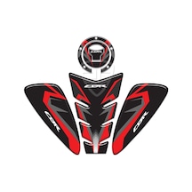 CBR 650F 1000RR Tank Pad Depo Kapak Pad Yan Pad Kırmızı Siyah