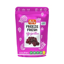Pol's Freeze Fresh 20 G Böğürtlen Dondurularak Kurutulmuş Sağlıklı Atıştırmalı 5'li Avantaj P Tarı