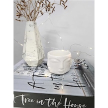 Bernami Mumluk Şamdanpinterest Adler Saksı - Beyaz Diğer