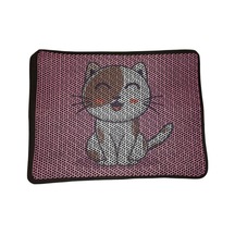 Nanbell Büyük Elekli Çift Katlı Kedi Kumu Paspası 75x59 Cm Desenli No:11