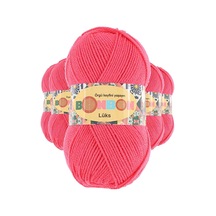 Bonbon 5 Adet Lüks Patik Ipi Yünü Mercan 98299 769762076623