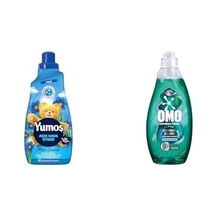 Yumoş Açık Hava Mavi Gelincik 1440ml + Omo Fresh Kötü Koku Karşıtı 1480ml Deterjan Ve Yumuşatıcı Seti
