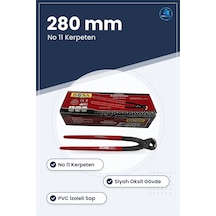 Kerpeten No 280 Mm Siyah Oksit Kaplama Gövde Pvc Saplı Hırdavat E