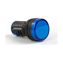 EUROWEST LS-24V-M 22MM MAVİ LED SİNYAL LAMBASI