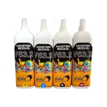 Vivid V63.2 Dye Mürekkep Seti 4 1 Litre Diğer