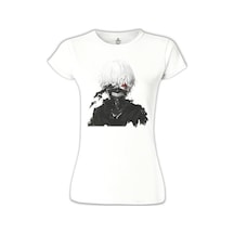 Tokyo Ghoul 3 Beyaz Kadın Tshirt 001