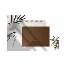 Aylık Spiralli Tarihsiz Planlayıcı - 110gr Ivory Kağıt, 21x29.7 Cm, 24 Yaprak, Boş Arkalı